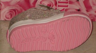 Lelli Kelly Silver LK8382 Glitter B Vel Shoes VF1365  