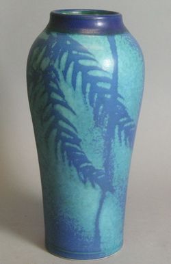   11 Art & Crafts Pottery Vase c. 1920 American Impressed Mark  