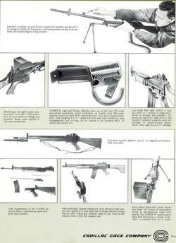 Stoner 63 Machine Gun Weapons System Cadillac Gage Factory Catalog 