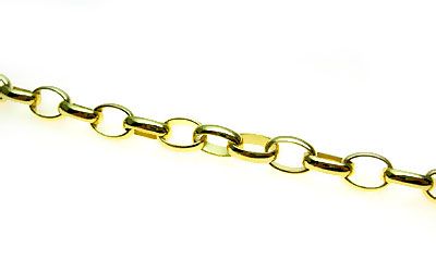 9CT GOLD NEW OVAL BELCHER LINK CHAIN 50cm with 25% OFF  