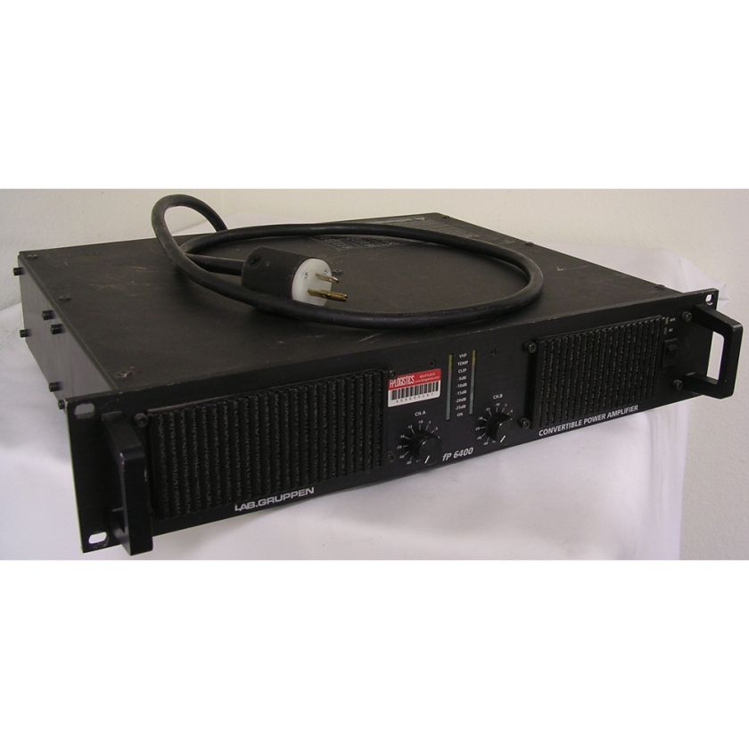 Lab Gruppen fp6400 Power Amplifier fp Series 6400 Watt Power Amp Lab 