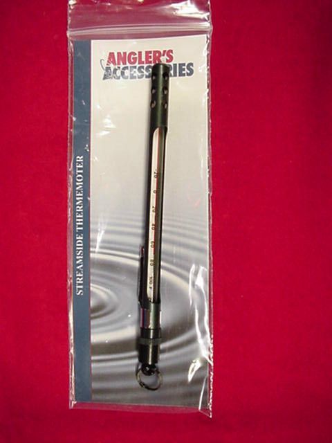 Anglers Accessories Metal Stream Thermometer GREAT NEW  