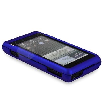 Hard Case(W/B/Bk/G)+2 Privacy P For Motorola Droid 2  