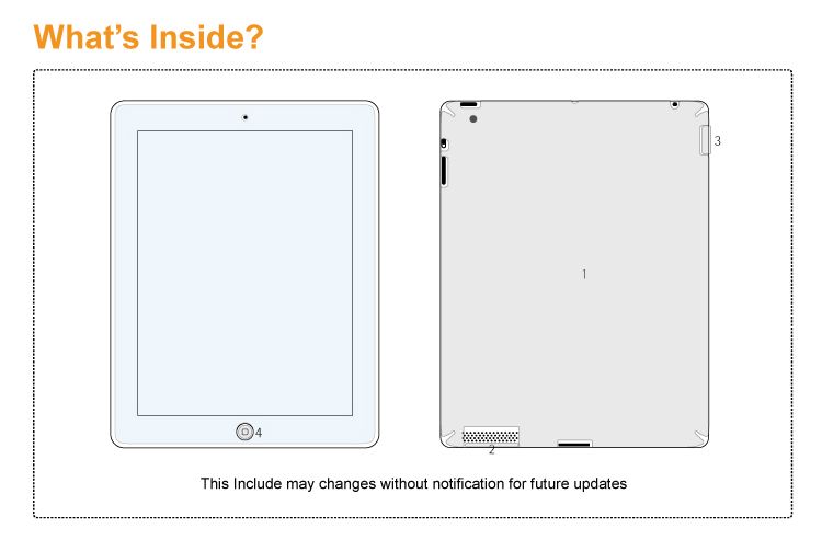 SGP iPad 2 3G + Wifi Screen and Body Protector Set Incredible Shield 