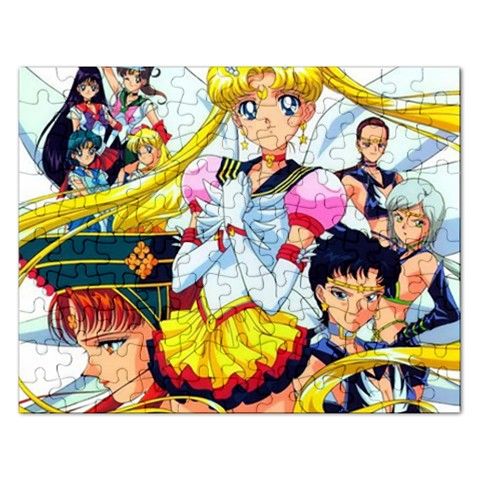 Sailor Moon Jigsaw Puzzle Rectangular Gift  