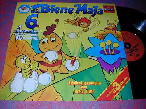 MAYA THE BEE Biene Maja KAREL GOTT TV German CARTOON LP  