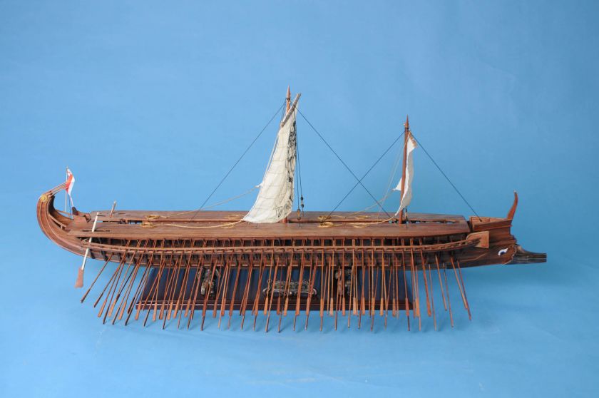 Greek Trireme 42 MUSEUM quality wooden ship model  