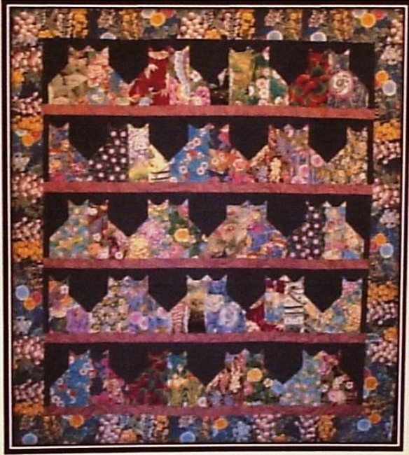 Cat Pattern   CAT CITY   Baby / Lap or Throw Quilt  