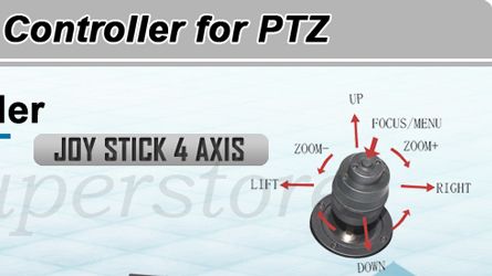 CCTV 4 Axis Keyboard Controller LCD Display for PTZ Cam  