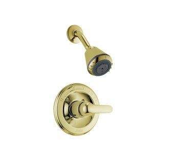 Delta T13220 PBSHC Polished Brass Single Handle Monitor 13 Shower 