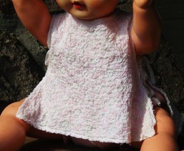 Vintage Dress Top for Large Doll or Baby Dress Only  