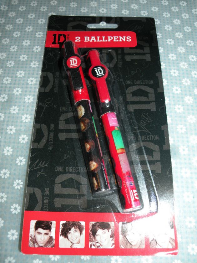   Direction 2 x Ball Pens Stationary Set *NEW* School Gift Party Bag 1D