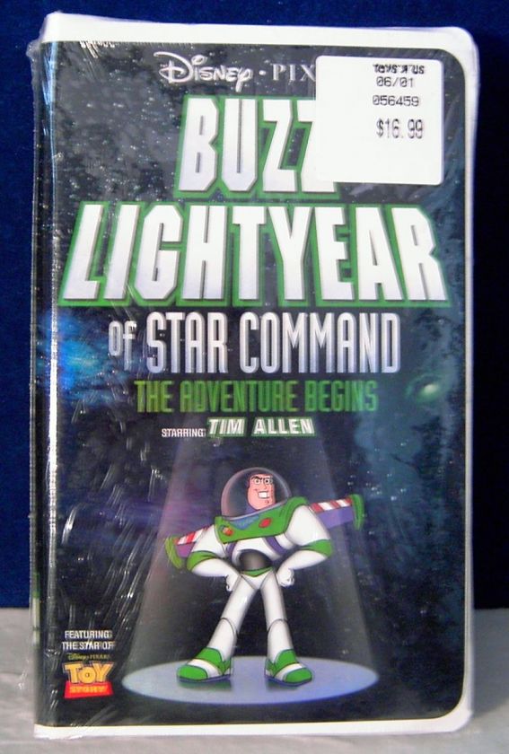 Buzz Lightyear Of Star Command The Adventure Begins VHS NEW Disney 
