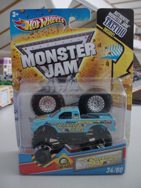 2011 MONSTER JAM  BACKWARDS BOB TRAVEL  NEW TRUCK  