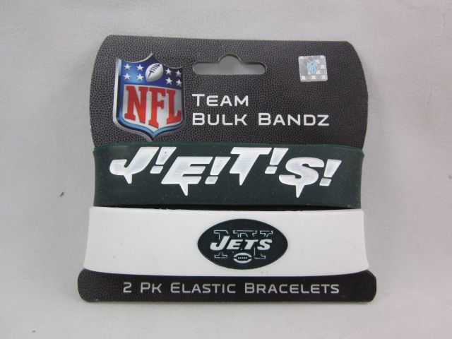 NFL New York Jets Wristbands Bulk Bandz Bracelet  