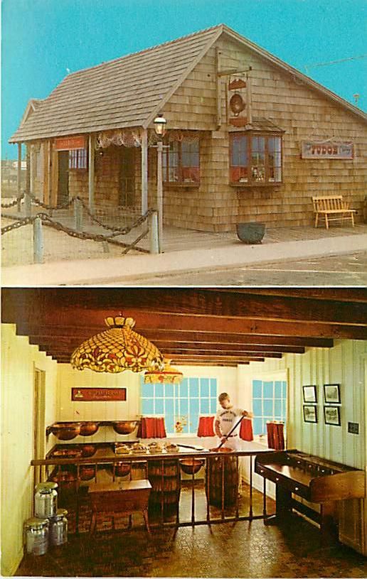 NJ BEACH HAVEN SCHOONERS WHARF FUDGE SHOP EARLY T51045  