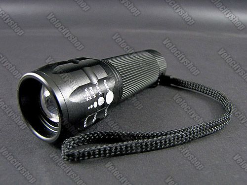 Projector LED Flashlight Adjustable Focus  