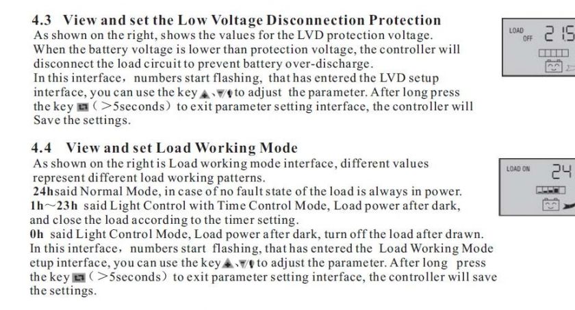 50A LCD Solar Charge Regulator Controller 12V/24V PWM  