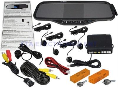 beeping module 4 x parking sensors 1 x host ecm module 1 x user manual 