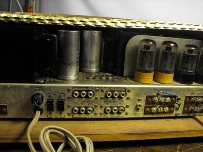 Vintage Fisher 500C FM Stereo Multiplex Tube Receiver Amplifier Amp 