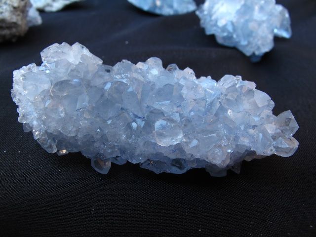 Celestite Druze First Quality (50 100g), Madagascar Blue Celestite 