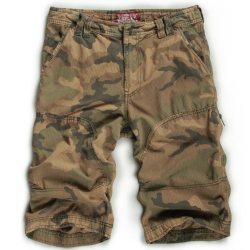 NEW MATCH Mens Stylish Pocket Casual Cargo Shorts camouflage CAMO Size 