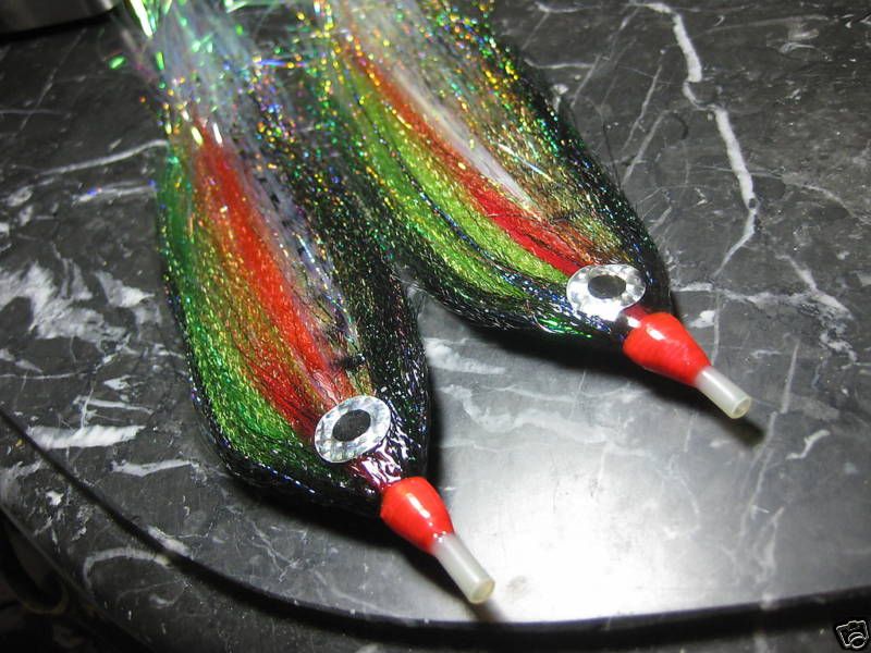 Offshore BigGame 12 Tube Fly Fishing Flies Saltwater  