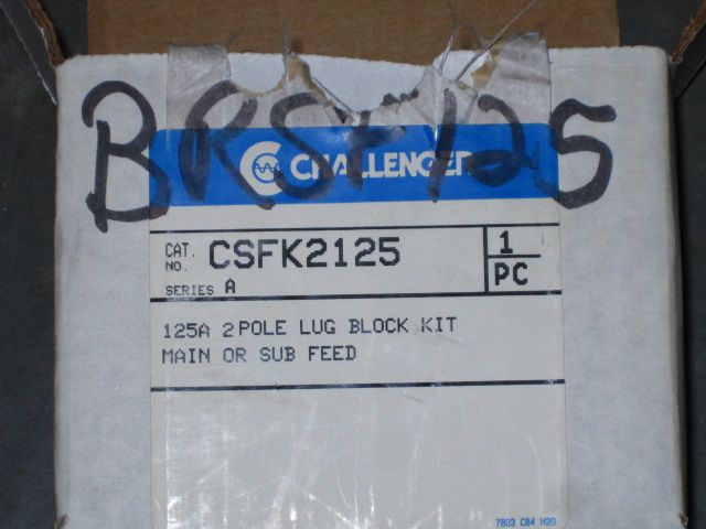 CHALLENGER 2POLE 125A 120/240V CIRCUIT BREAKER CSFK2125  