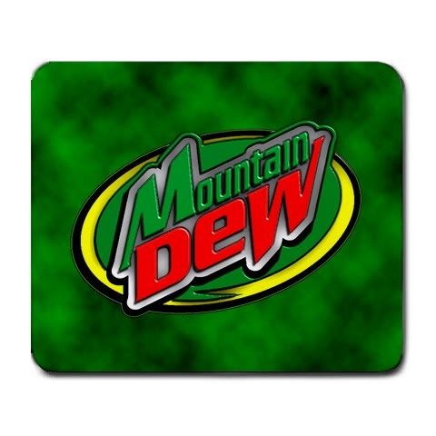 New* HOT MOUNTAIN DEW LOGO Mouse Pad Mat RARE  