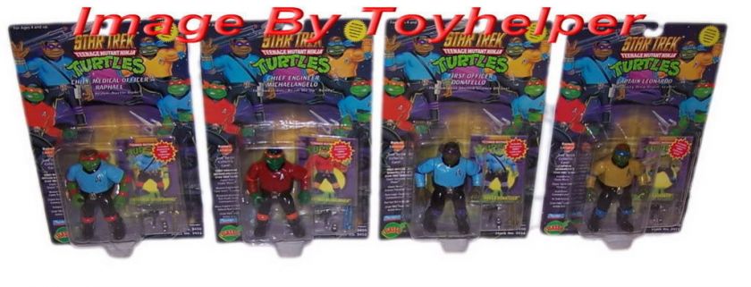 STAR TREK TEENAGE MUTANT 4 NINJA TURTLES FIGURES  