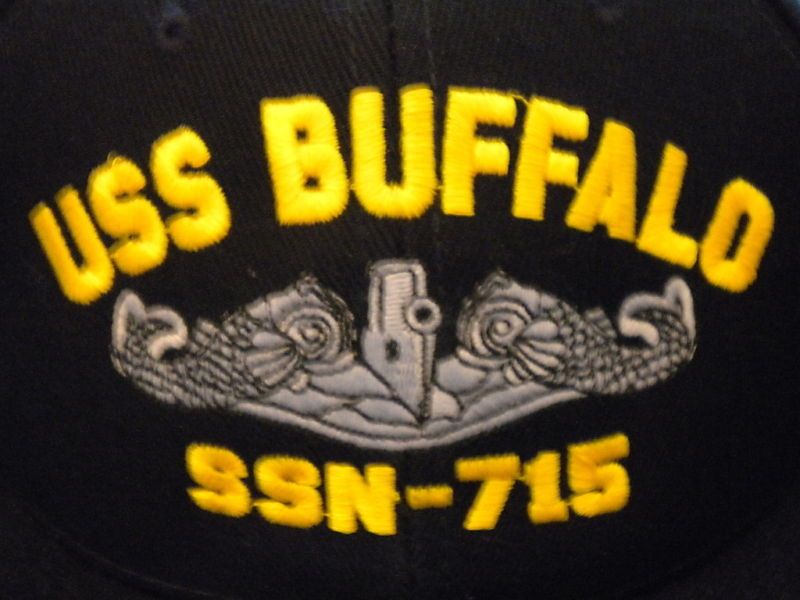 USS BUFFALO SSN 715 SILVER TEAM NEW BALL CAP  