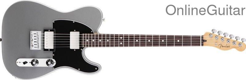 NEW FENDER® SILVER BLACKTOP RW HH TELECASTER® TELE®  