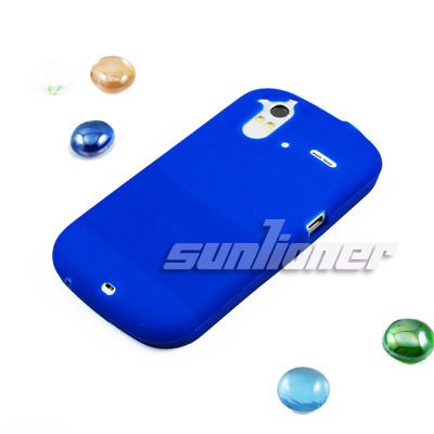   Silicone Case Skin Cover for HTC Amaze 4G (in sky blue color)  