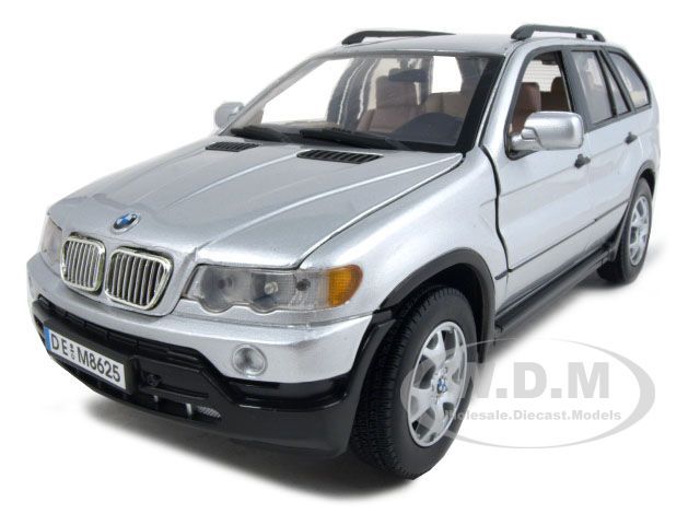 brand new 1 18 scale diecast model of bmw x5 silver die cast model car 