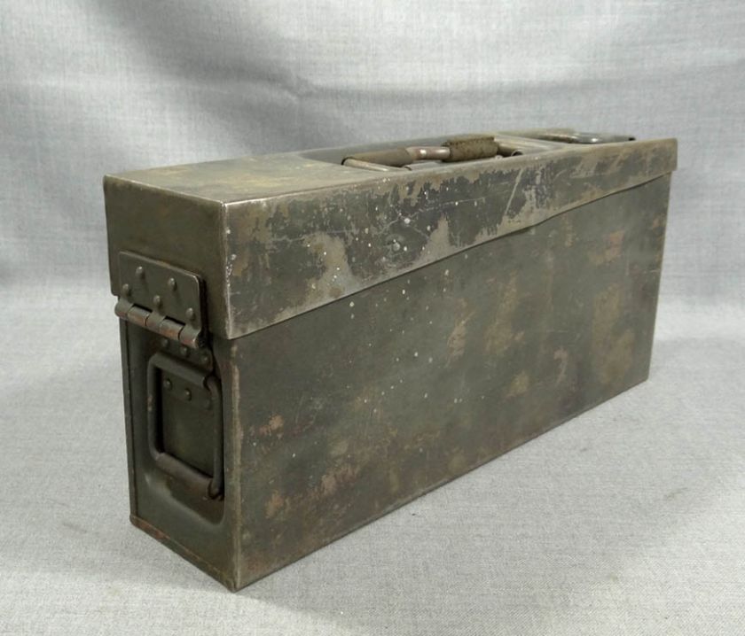 1941 WW2 GERMANY GERMAN ARMY MILITARY GUNNER MG 34 42 AMMO CAN 