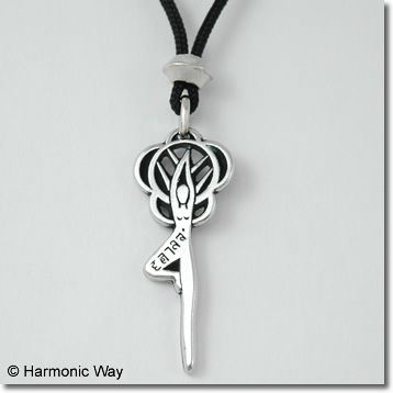 TREE POSE Pendant Balancing Earth YOGA Jewelry Necklace  