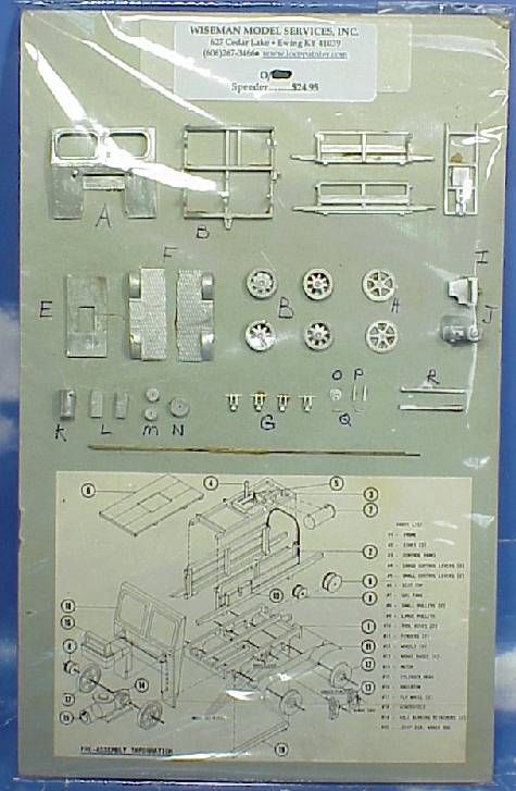 BRAND NEW KIT FROM WISEMAN MODEL SERVICES INC. NEW IN PACKAGE 