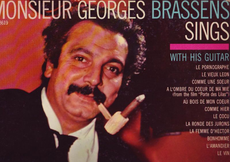 MONSIEUR GEORGES BRASSENS SINGS   EPIC CDN EXC  