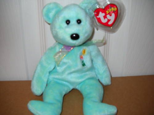 TY Beanie Babies Ariel Bear Retired RARE SUPER CUTE  