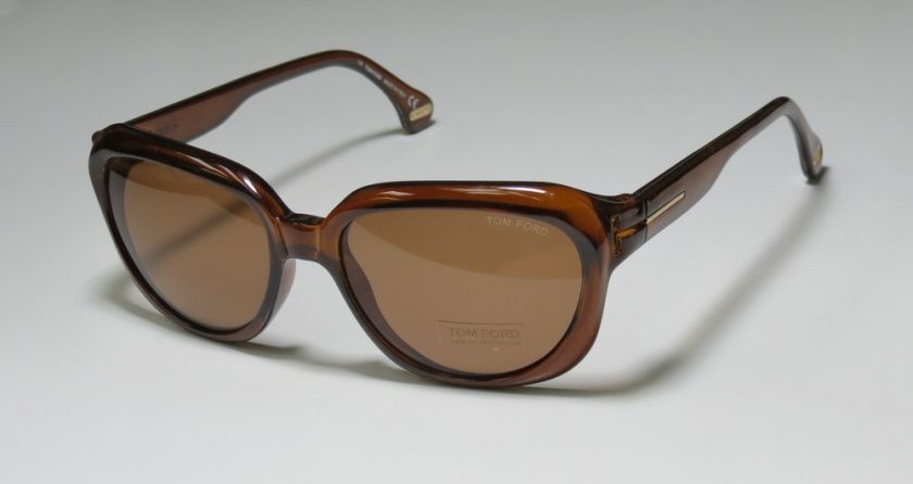 NEW TOM FORD TF68 CHASE DESIGNER CELEBRITY DARK BROWN FRAME/LENSES 