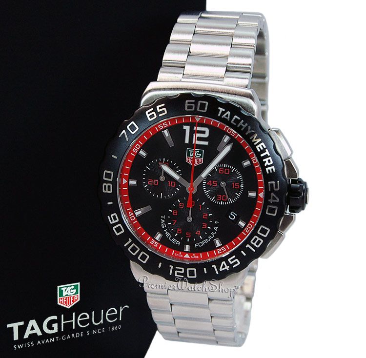 NEW TAG HEUER FORMULA 1 CHRONO CAU1116.BA0858 MENS F 1 CHRONOGRAPH 