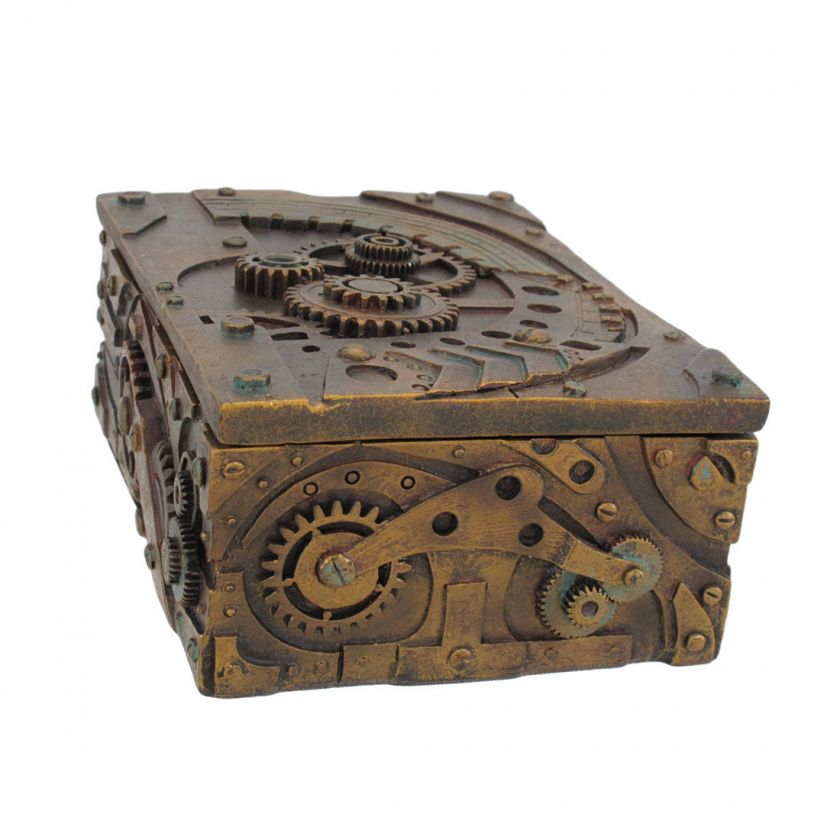 Steampunk Trinket / Jewelry Box Steam Punk Stash  