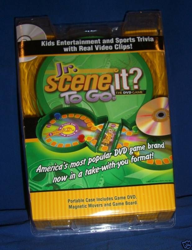 NIB Jr. Scene It To Go Portable Game & Board NIB  