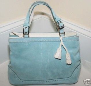 COACH HAMPTONS CARRY ALL SATCHEL BAG PURSE MINT $298  