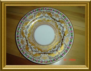 ANTIQUE COPELANDS ENGLAND,SPAULDING 8 JEWELLED PLATES  