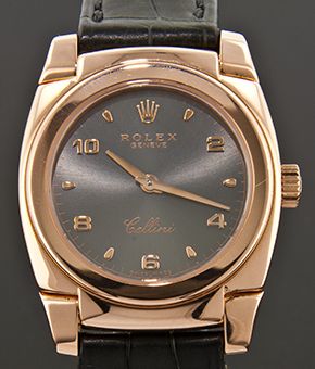 Rolex Cellini Cestello 5310 18k Rose Gold Ladies Manual Wind Watch 