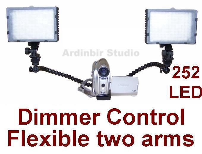 Twin Led Light Kit for Sony HDR HC9,HC5,HC3,HC7,HC1  