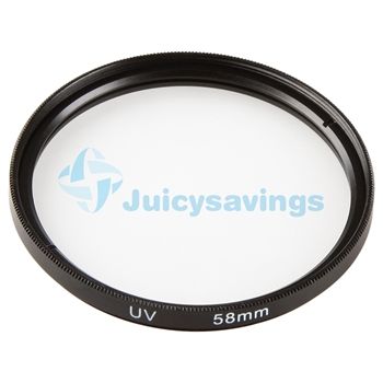 Fits SLR Camera / Digital Camera / Camcorder DV with a 58mm diameter 