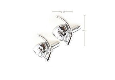 CUFFLINKS SILVER SCUBA DIVER SNORKEL MASK DIVING SPORT WEDDING GROOM 