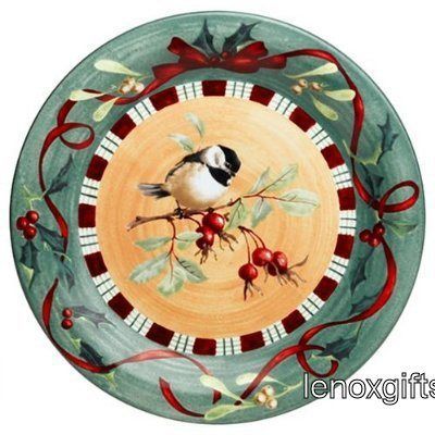   GREETINGS EVERYDAY Chickadee Dinner plate CHICKADEE bird Every day